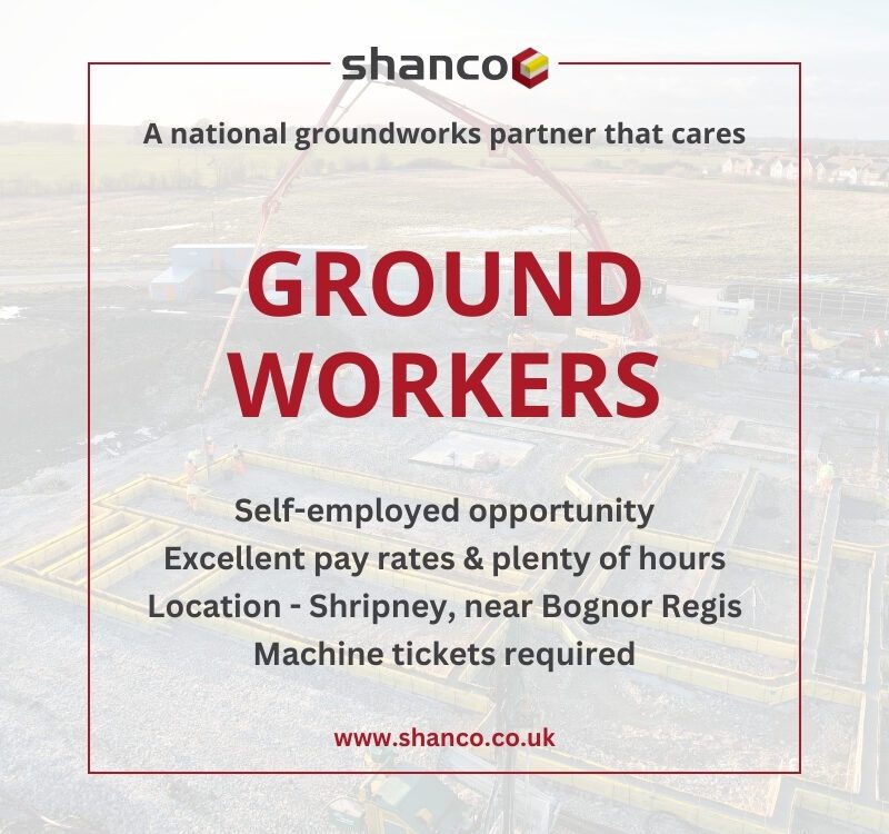 Ground Worker Shripney Vacancy Shanco